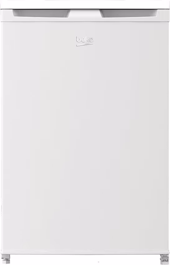 Réfrigérateur debout Beko TSE1424N, 54 cm de large, 128 L, éclairage LED, verre de sécurité, blanc