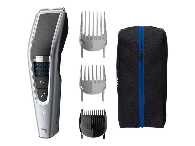 Philips Série 5000 HC5630/15 tondeuse à cheveux argentée, lavable
