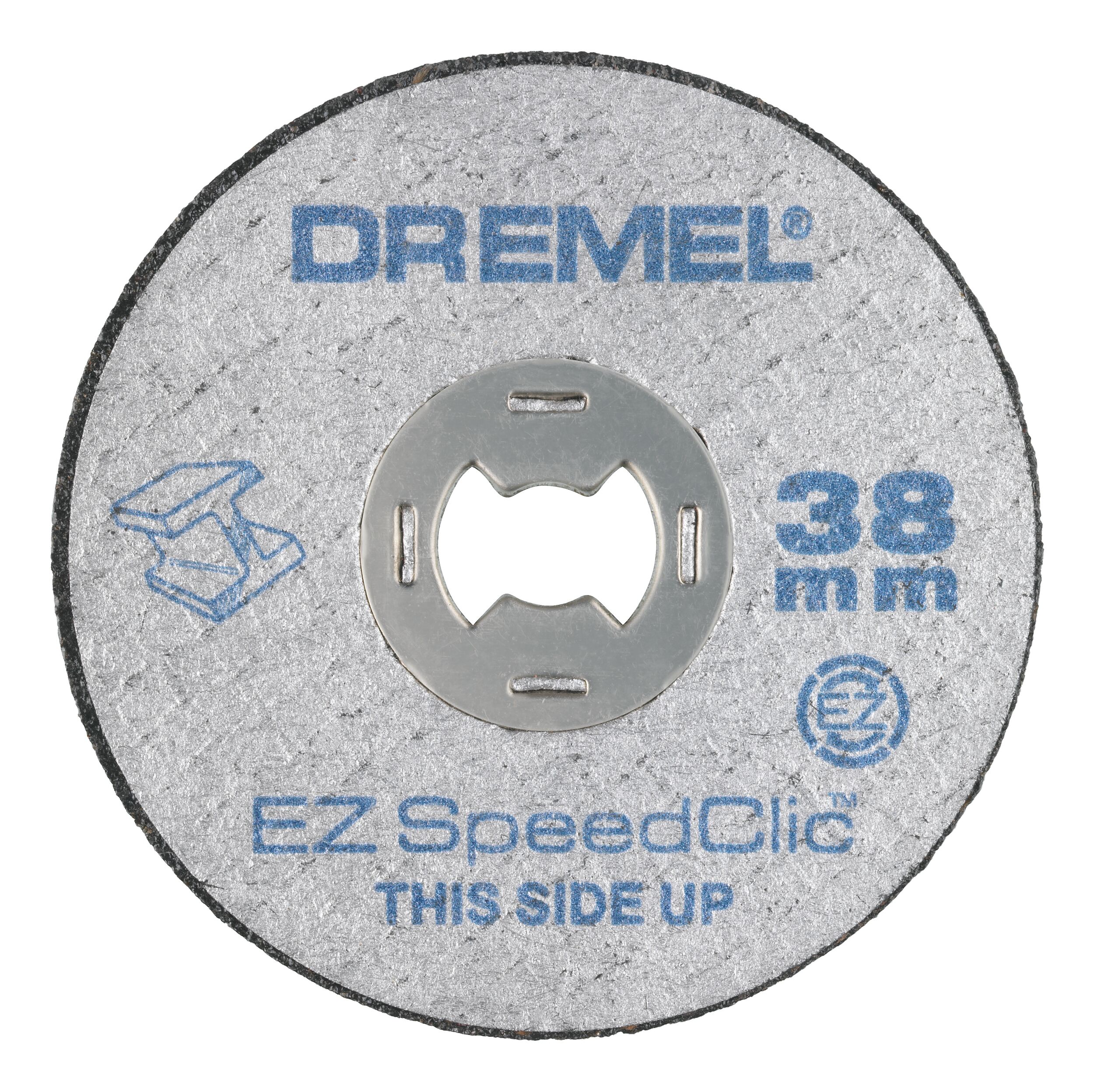 Jeu de 5 disques de tronçonnage DREMEL EZ SpeedClic pour métal Ø 38,0 mm