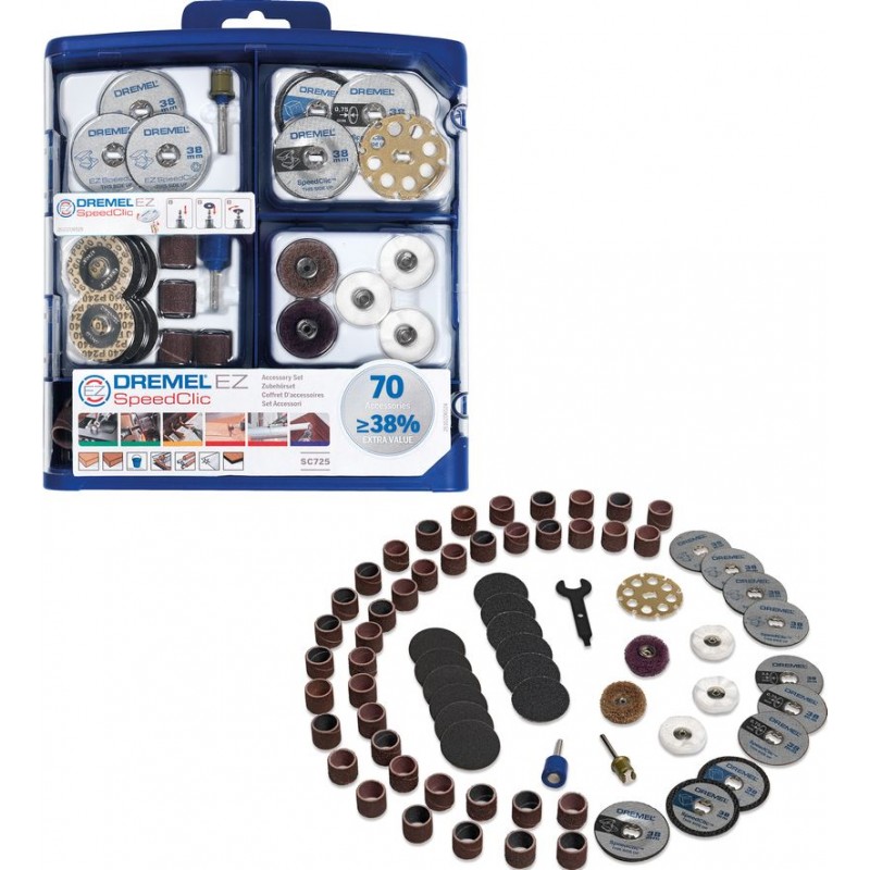 Dremel EZ SpeedClic Accessoires (SC725) 2615E725JA