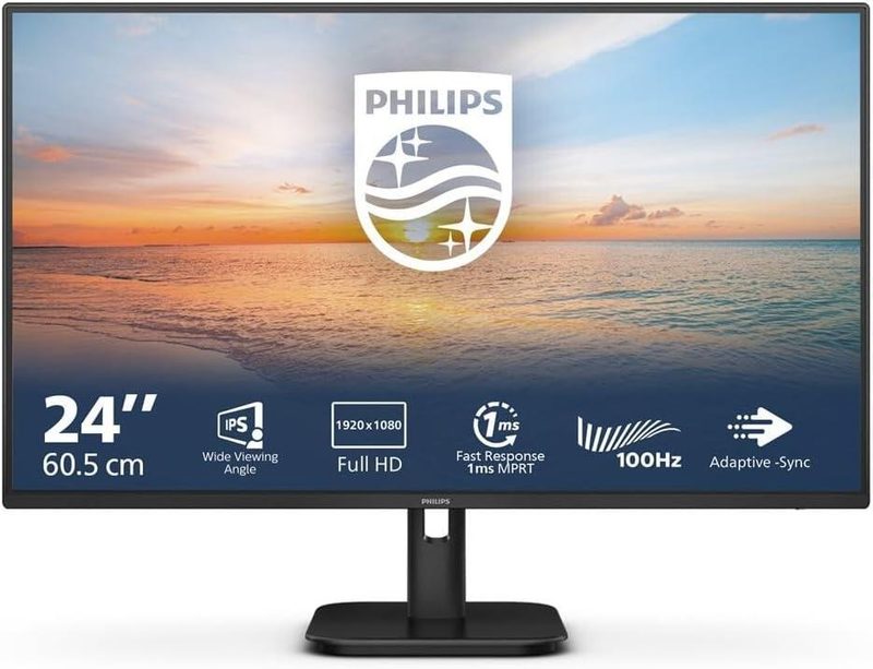 Écran Philips 27E1N1300AE 68,6 cm (27 pouces) Full HD, panneau IPS, HDMI, DisplayPort, USB-A, 1 ms, AdaptiveSync
