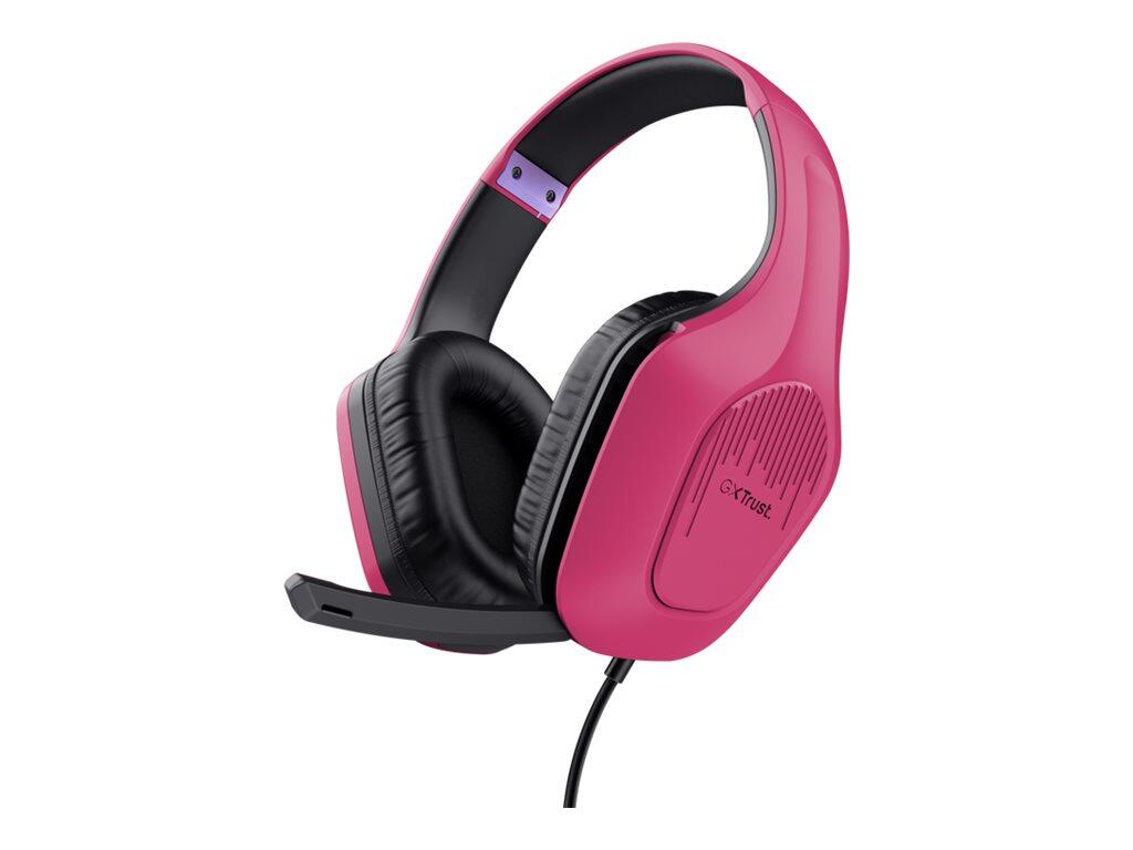 Casque gaming Trust GXT 415P Zirox - Rose