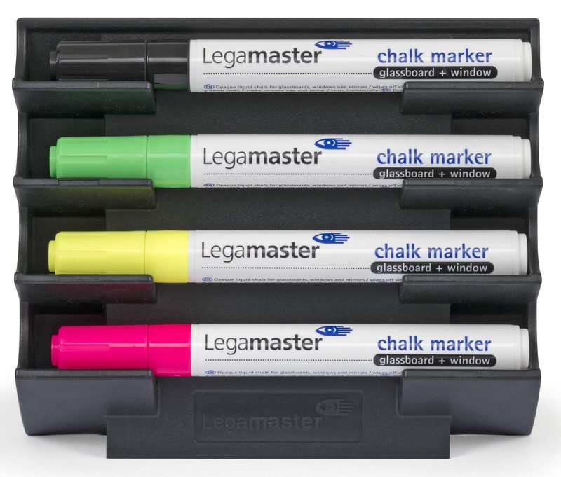 Legamaster porte-stylos magnétique 12,0 x 4,0 x 15,5 cm noir