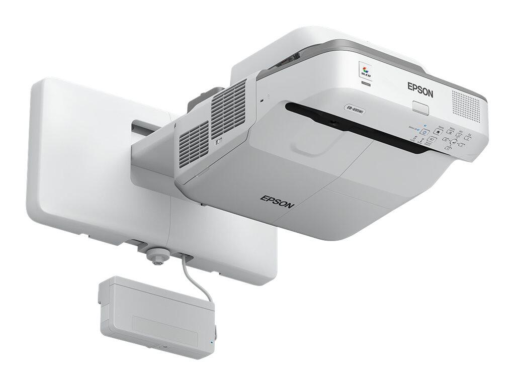 Vidéo-projecteur interactif Epson EB-695Wi 3500 lumens WXGA 1280x800, 16:10, HDMI, VGA, MHL, D-Sub, USB, LAN