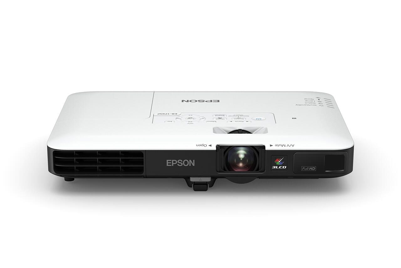 Epson EB-1795F Projecteur LCD mobile 3 200 lumens Full HD 1920 x 1080, Wi-Fi, HDMI, Miracast, NFC, correction trapézoïdale automatique