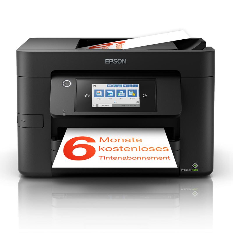 Imprimante multifonction jet d'encre Epson WorkForce Pro WF-4820DWF format A4, 4 en 1, imprimante, scanner, copieur, fax, Wi-Fi