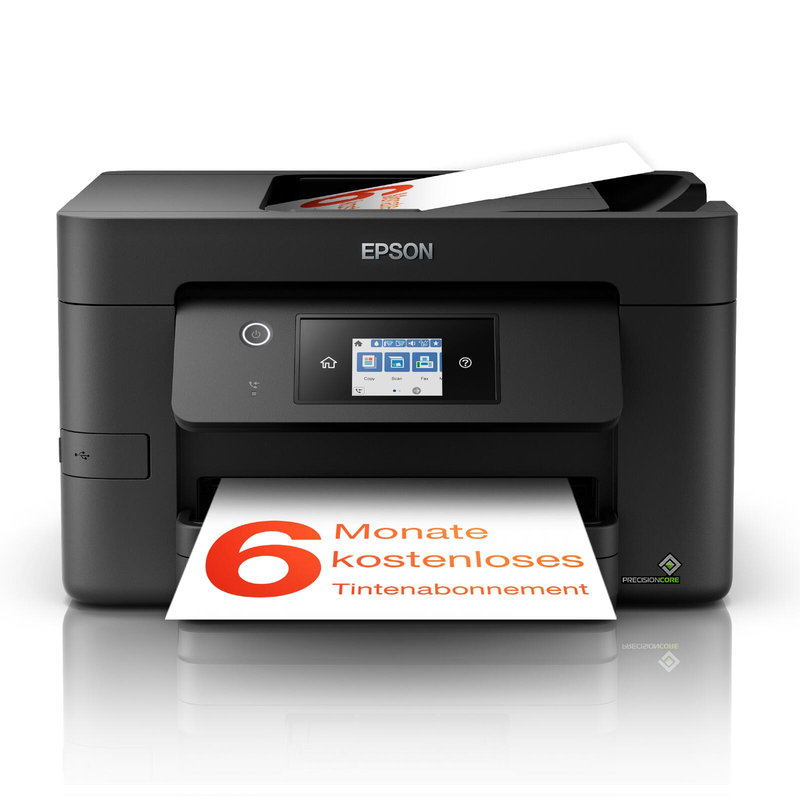 Imprimante multifonction Epson WorkForce Pro WF-3820DWF Jet d'encre A4, 4 en 1, imprimante, scanner, photocopieur, fax, USB, Wi-Fi