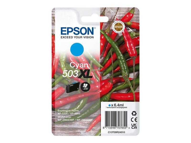 Cartouche d'encre Epson 503XL Chili - cyan (C13T09R24010)