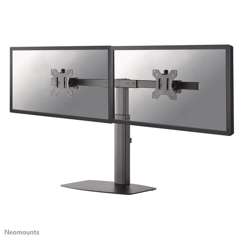 Neomounts FPMA-D865DBLACK Support de moniteur pour 2 écrans 10 - 27 pouces, max. 6 kg, Vesa 75x75 - 100x100 mm