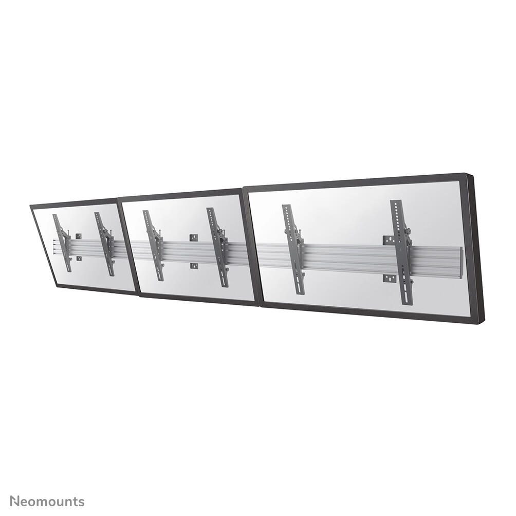 Support mural Neomounts NMPRO-WMB3 pour 3 écrans 32-55 pouces (81-139 cm) format paysage, max. 30 kg par écran