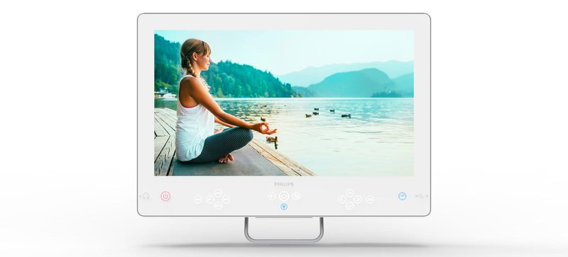 Téléviseur de chevet Philips HeartLine 19HFL5214W/12 47 cm (19") WXGA, Android TV, DVB-T/T2/C, Wi-Fi, HDMI, USB, RJ-45