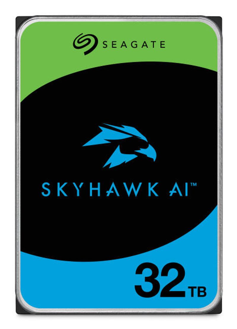 Disque dur interne Seagate SkyHawk AI 32 To SATA 6 Gbit/s, CMR, Helium