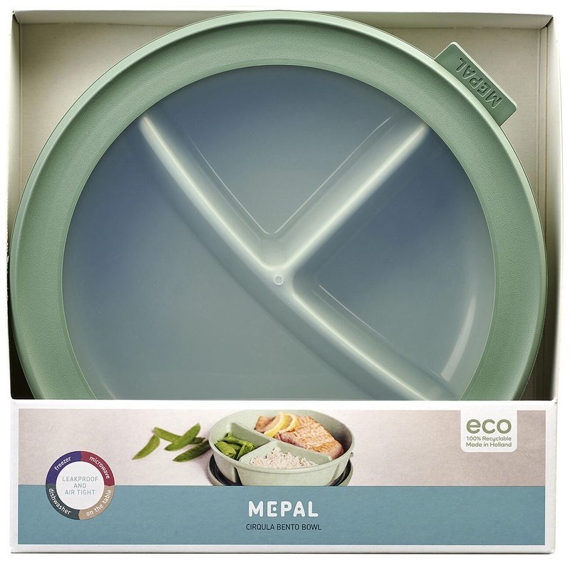 Boîte à lunch MEPAL Cirqula, vert nordique, 1,0 l