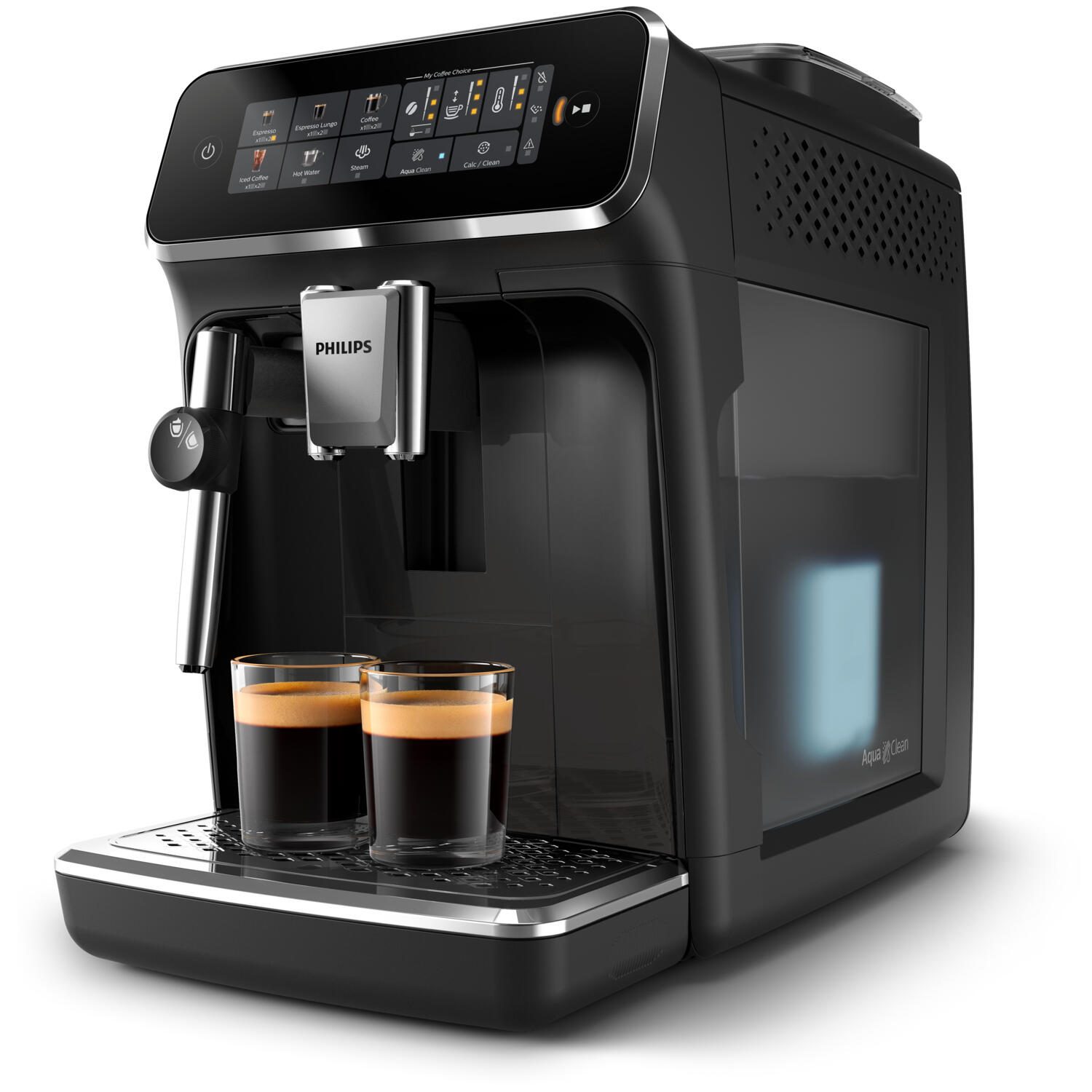 Machine à café Philips Series 3300 EP3321/40 noir avec mousseur à lait, 15 bars