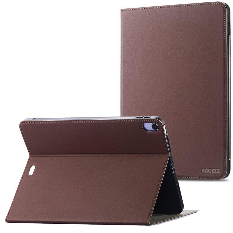 Accezz Étui Classique pour Apple iPad Air 11 pouces (2026) M4 / (2025) M3 / (2024) M2 / Air 5 (2022) / Air 4 (2020) - Marron