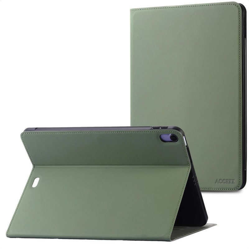 Accezz Classic Housse pliable pour Apple iPad Air 11 pouces (2026) M4 / (2025) M3 / (2024) M2 / Air 5 (2022) / Air 4 (2020) - Vert
