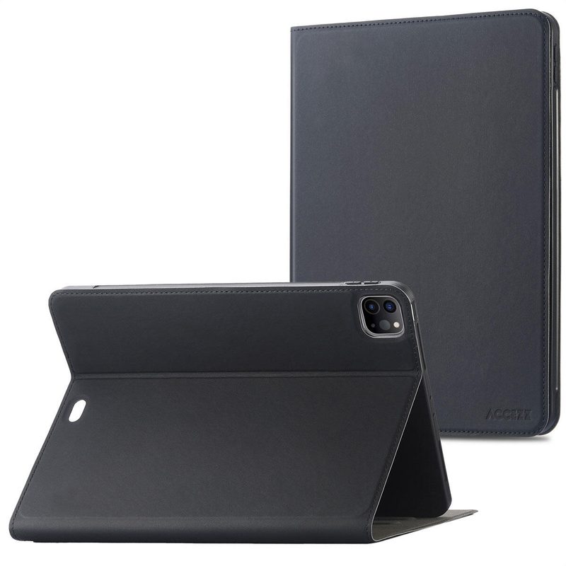 Accezz Classic Housse pliable pour Apple iPad Pro 12,9 (2020/2021/2022) - Noir