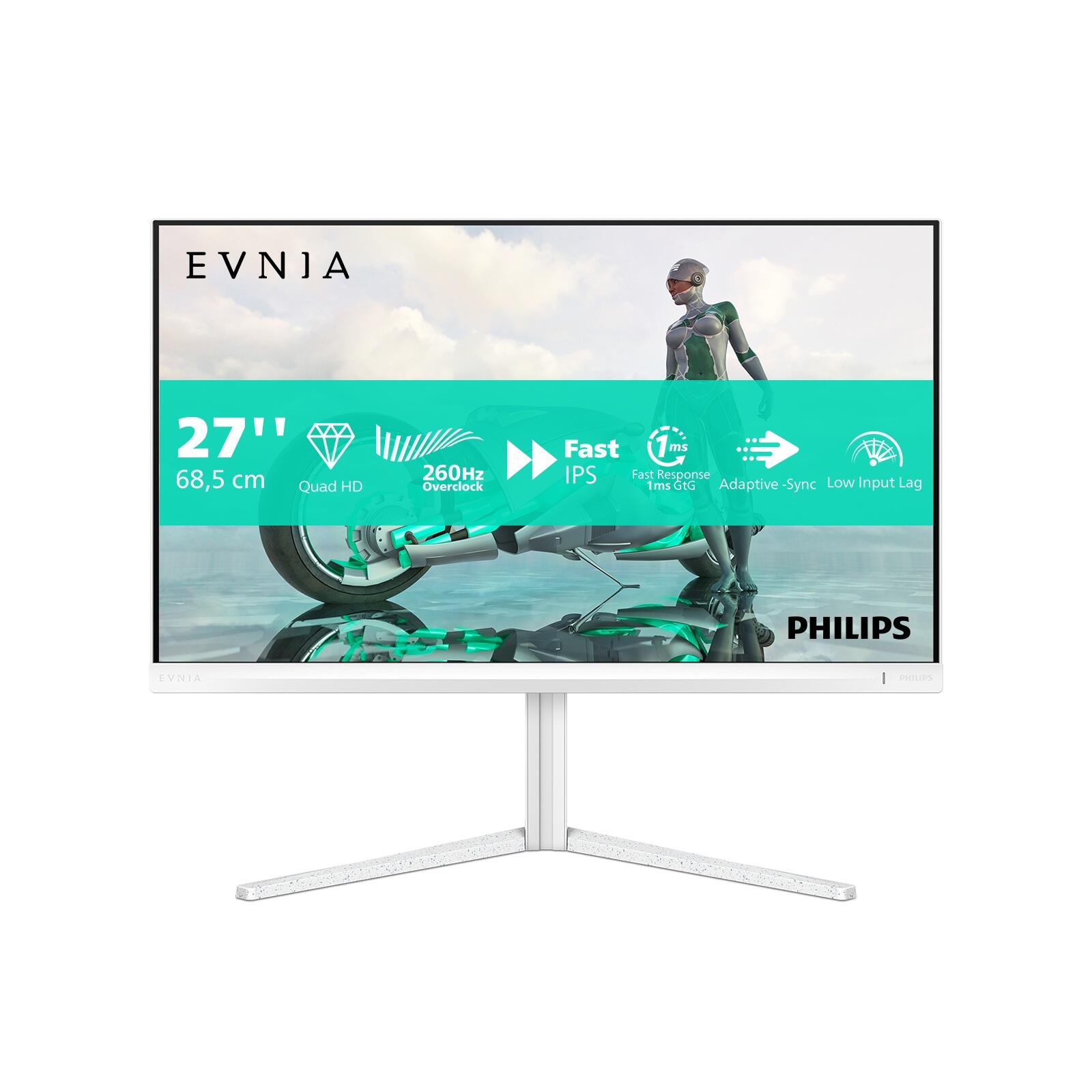Écran Philips Evnia 27M2N3501PA 68,5 cm (27") QHD (2560 x 1440), panneau Fast IPS, 1 ms, 260 Hz, DisplayPort, HDMI