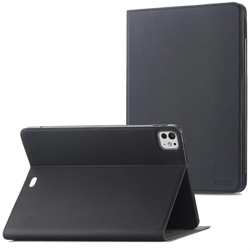 Housse à rabat classique Accezz pour Apple iPad Pro 13 (2025) M5 / (2024) M4 - Noir