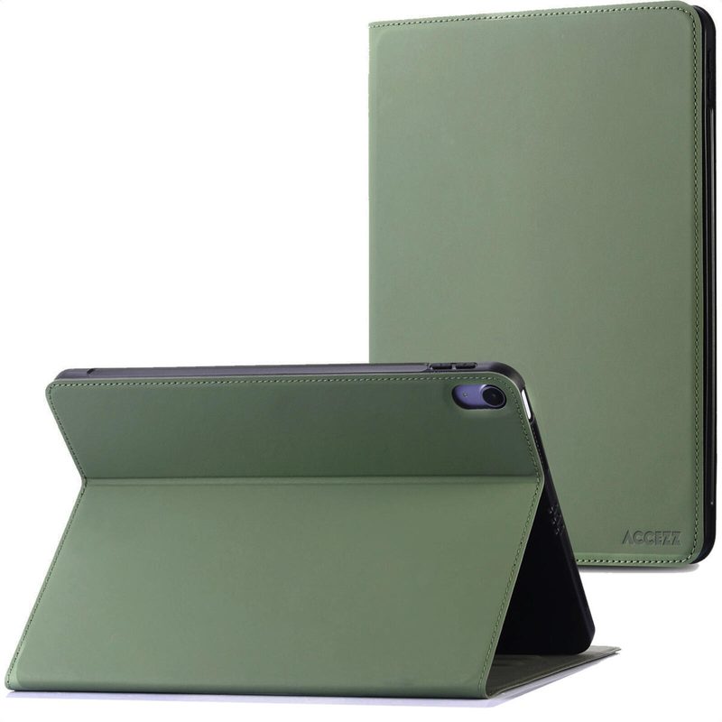 Coque classique pliable Accezz pour Apple iPad Mini 7 (2024) / iPad Mini 6 (2021) - Vert