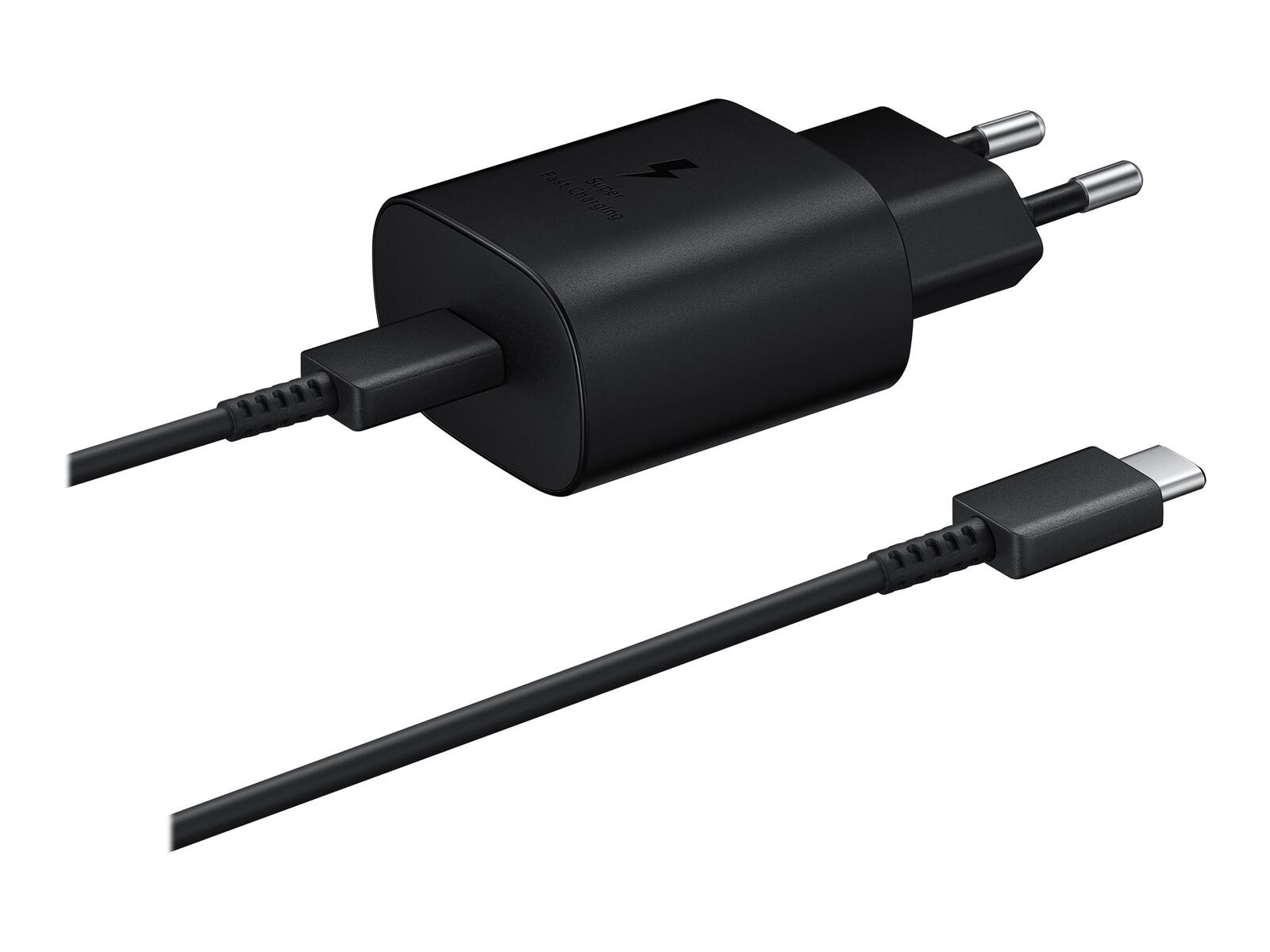 Chargeur rapide Samsung EP-TA800 25W USB-C, câble 1 m, noir - Vrac