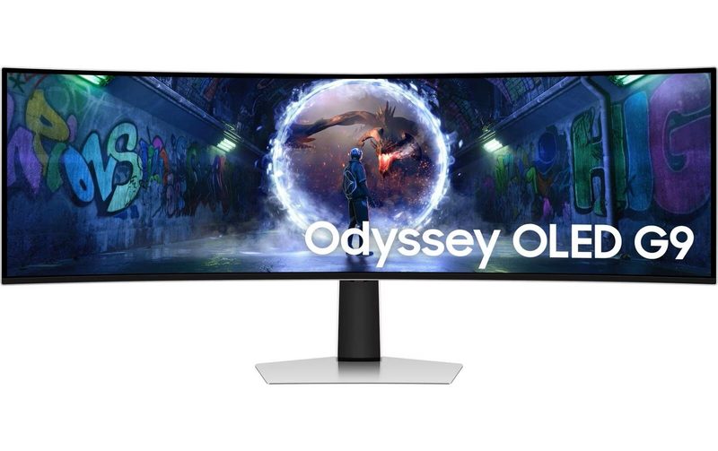 Écran gaming Samsung Odyssey OLED G9 G93SD 124,4 cm (49") DQHD, OLED, 0,03 ms, DisplayPort, HDMI, Micro HDMI