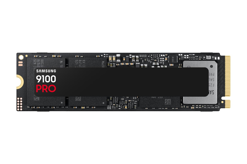 SSD Samsung 9100 PRO NVMe M.2 1 To PCIe 5.0, 14 700 Mo/s lecture, 13 300 Mo/s écriture, SSD interne pour gaming et montage vidéo