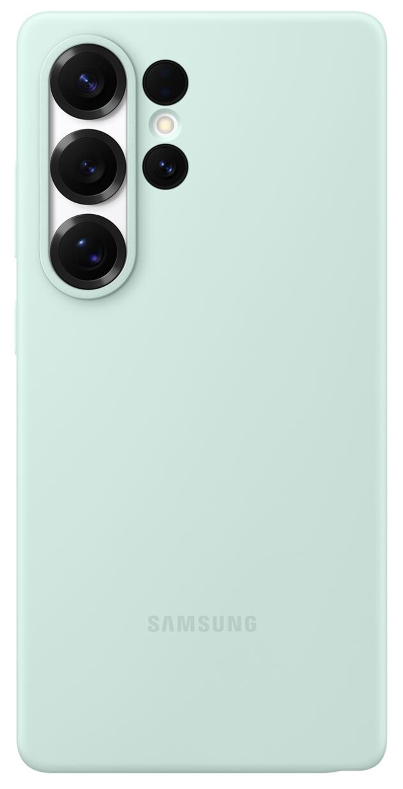 Coque silicone Samsung pour Galaxy S25 Ultra, Menthe