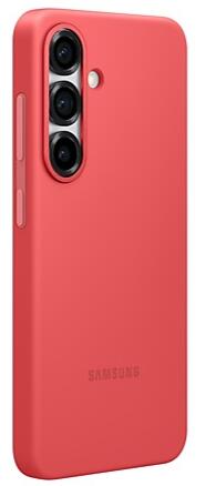 Coque en silicone Samsung pour Galaxy S25 (Rouge)