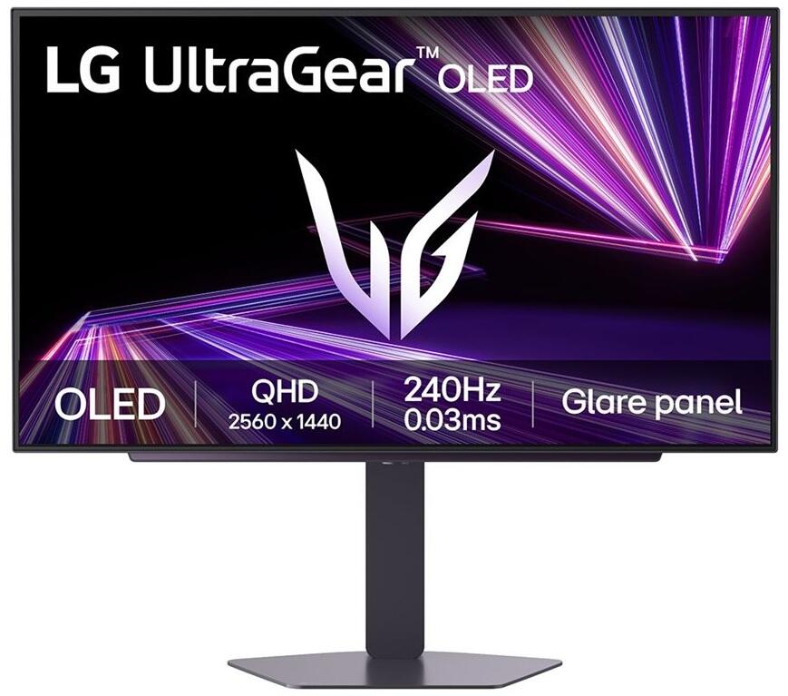 Écran gaming LG UltraGear 27GX704A-B 68,6 cm (27") QHD, OLED, 0,03 ms, 240 Hz, HDMI, DisplayPort, Hub USB, compatible G-SYNC, FreeSync Premium Pro