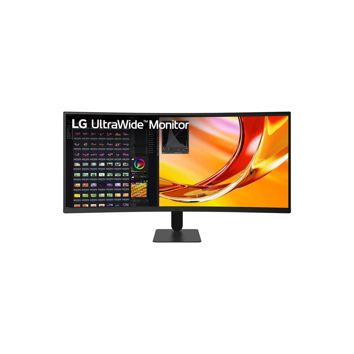LG UltraWide™ 34U601B-B Écran incurvé 4K UHD 86,4 cm (34") UltraWide-WQHD, VA, 120Hz, HDR10, DisplayPort, HDMI