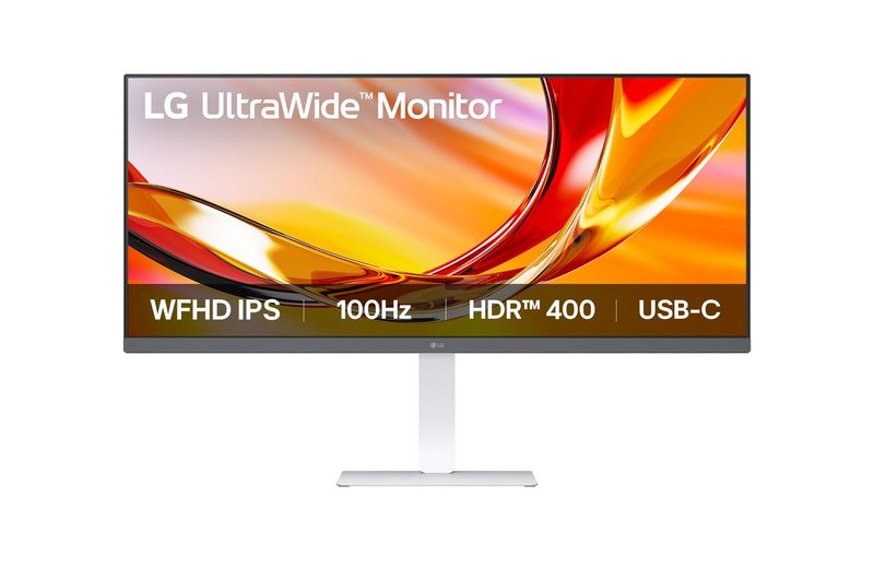 Moniteur professionnel LG UltraWide 34BF550B 34" (86,6 cm) UWFHD (2560 x 1080 pixels), 21:9, écran IPS, 5 ms, 100 Hz, HDMI, DisplayPort, USB-C