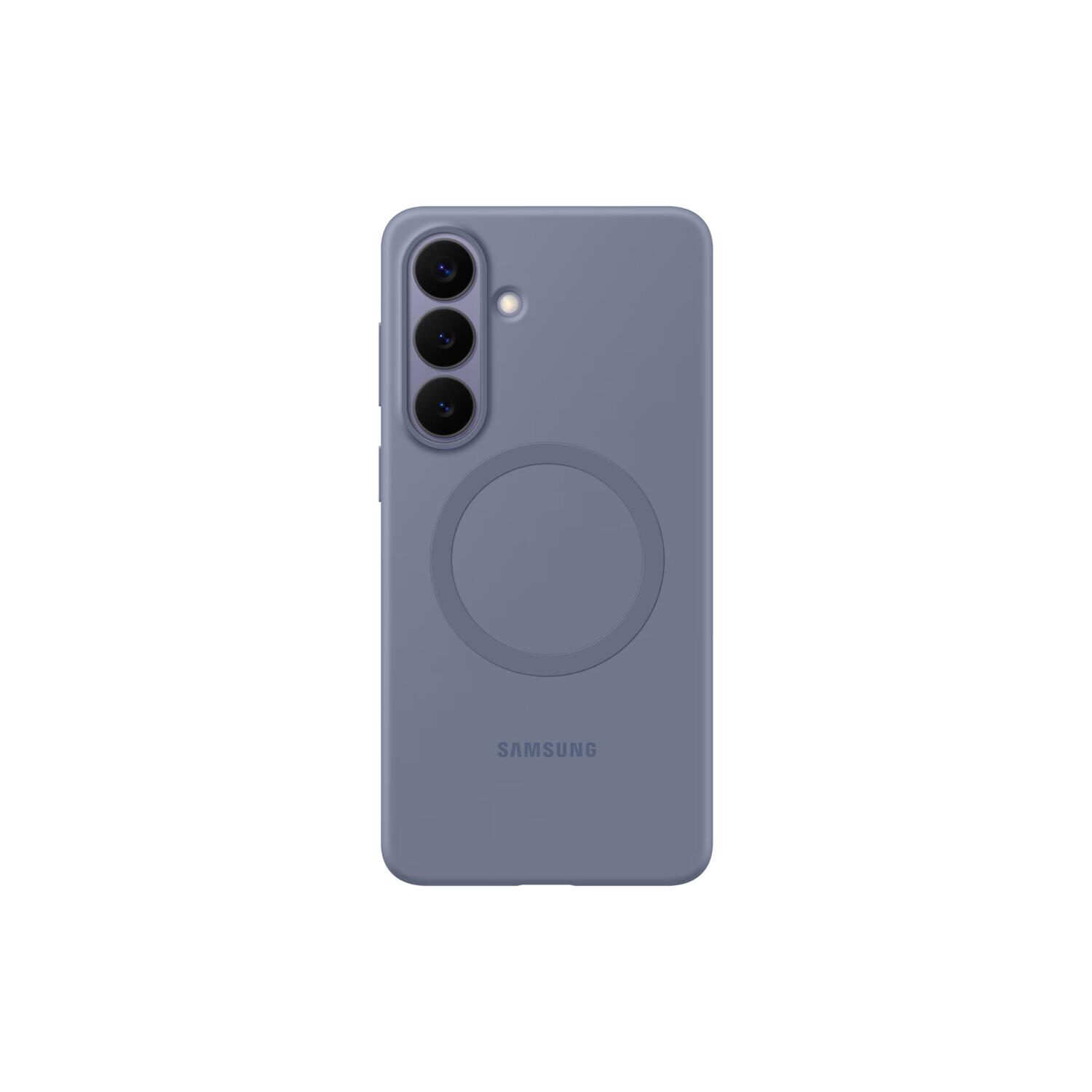 Coque magnétique en silicone pour Samsung Galaxy S26+, Bleu Violet