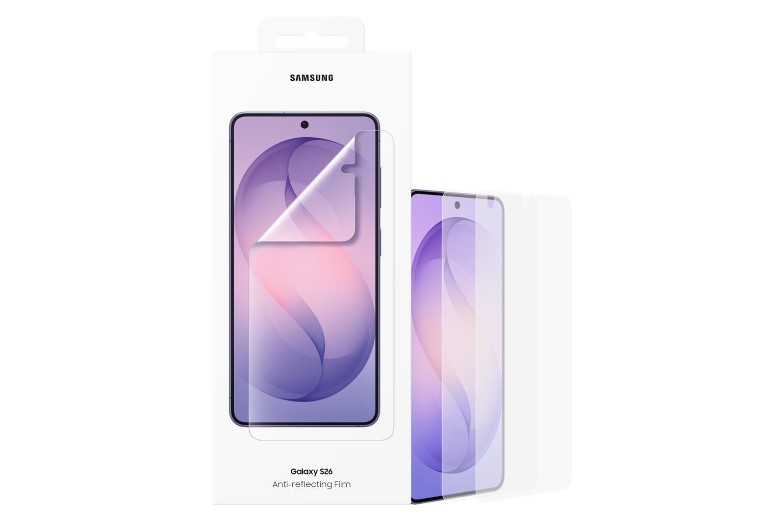 Film anti-reflets Samsung pour Galaxy S26, transparent