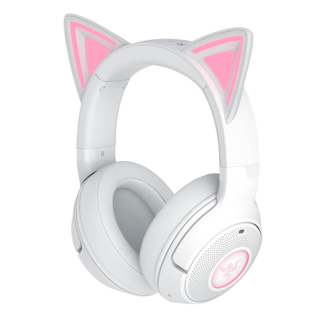 Casque gaming Razer Kraken Kitty V2 BT, Bluetooth, Chroma RGB - blanc