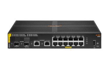 HPE Networking CX6000 Switch 12 ports 1GBase-T 2 ports 1G SFP 139W classe 4 PoE montage en rack Layer2 managed R8N89B#ABB