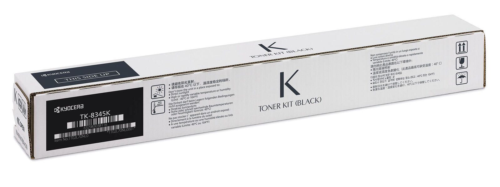 Cartouche de toner Kyocera Original TK-8345K - noir (1T02L70NL0)