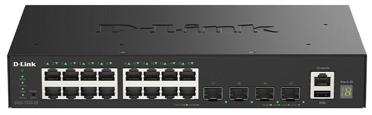 D-Link DGS-1530-20/E DGS-1530-20/E Commutateur réseau SFP+