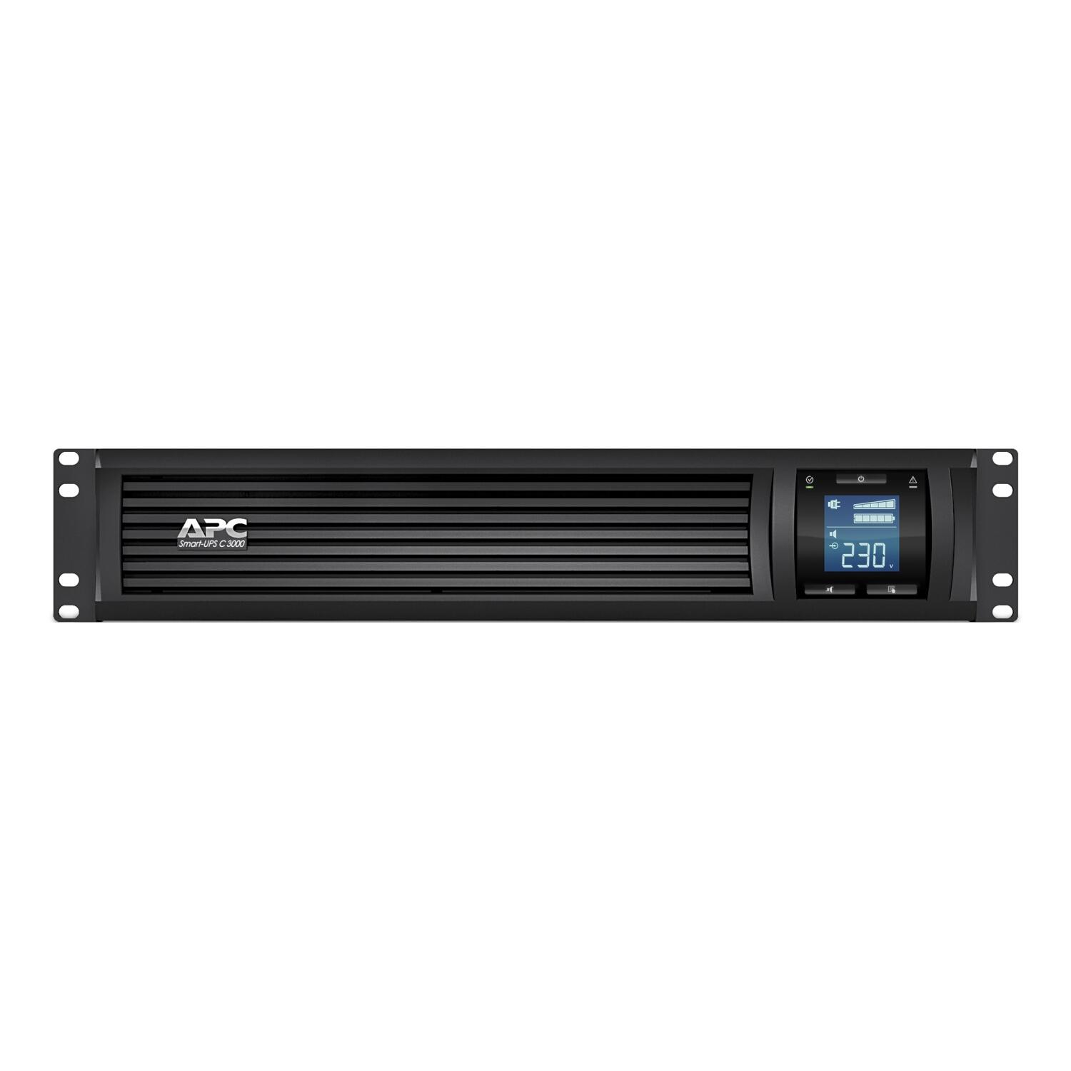 APC Smart-UPS C 3000VA, LCD, 2U, 230V (SMC3000RMI2U)
