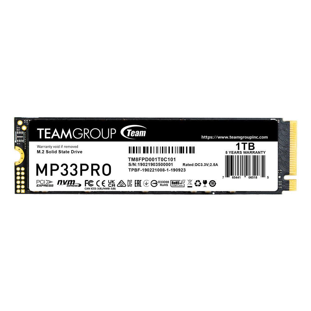 Team Group MP33 PRO SSD M.2 PCIe - 1 To