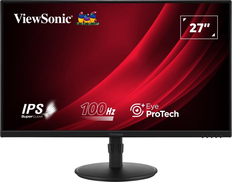 ViewSonic VG2708A-MHD Écran 69 cm (27 pouces) Full HD, IPS, 5 ms, HDMI, DisplayPort, VGA, 100 Hz, 16/9