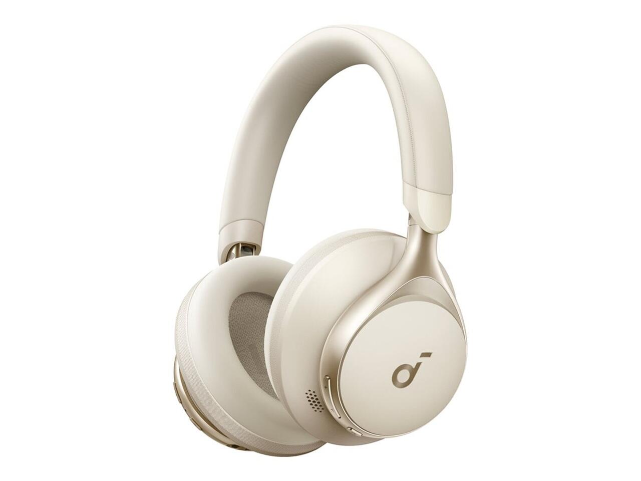 Anker Soundcore Space One, crème, casque circum-auriculaire, Bluetooth
