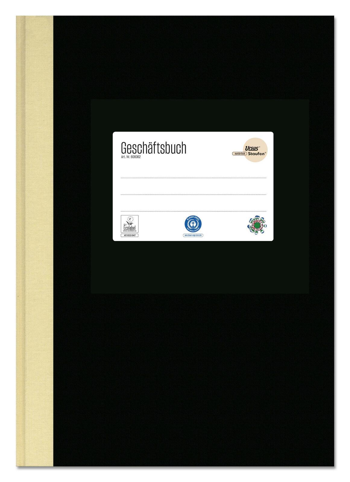Registre d'affaires Ursus format DIN A4 quadrillé, 384 pages