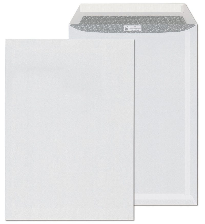 Enveloppes d'expédition ÖKI DIN C4 blanches 1 pack = 250 pièces — lot de 250 pièces