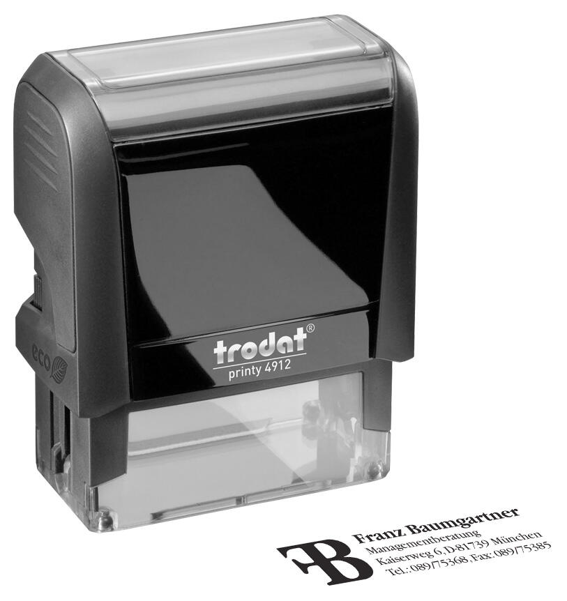 Trodat tampon encreur personnalisable Printy 4912 avec logo