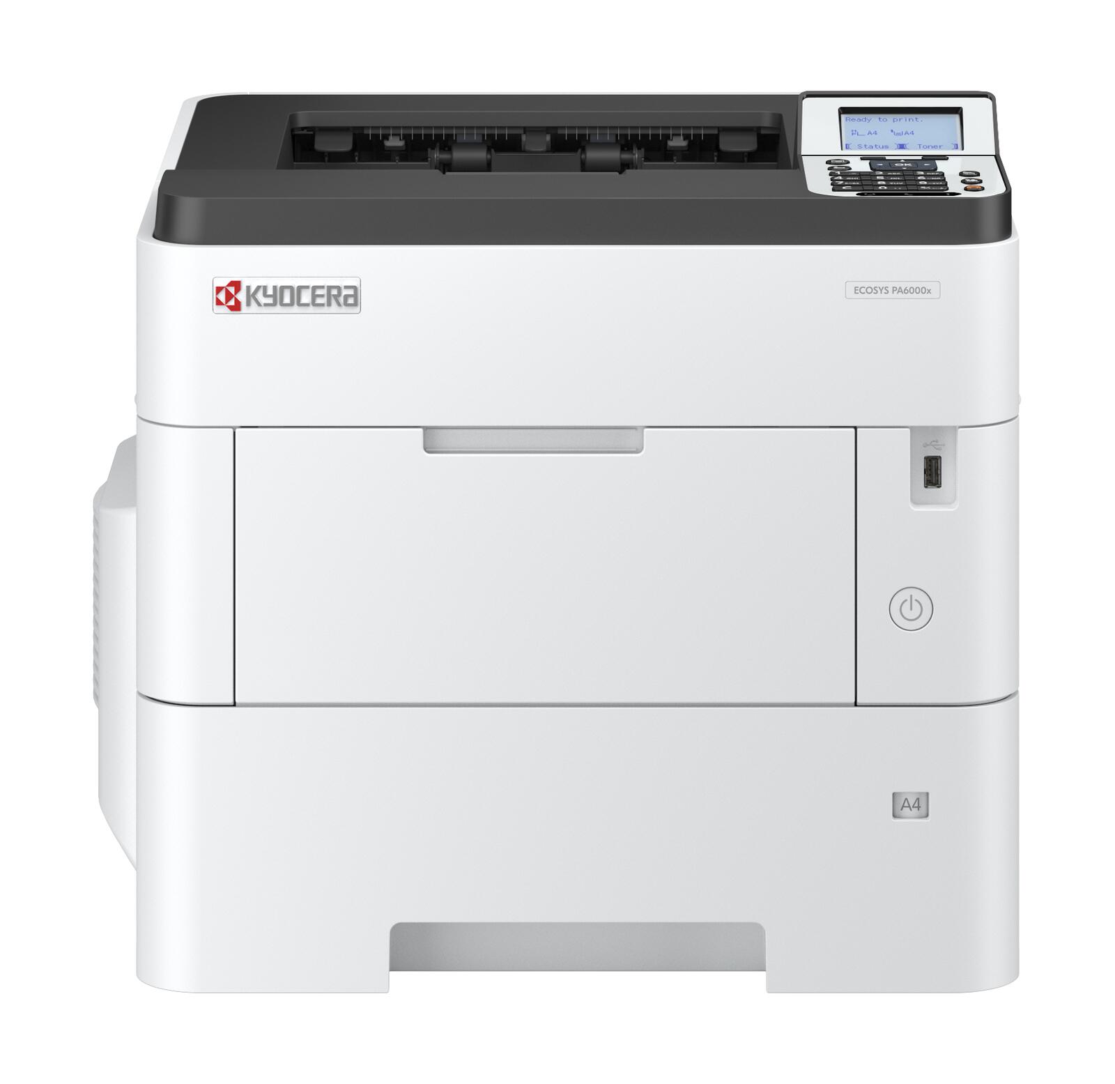 KYOCERA ECOSYS PA6000x Imprimante laser N&B A4, imprimante, USB, LAN, recto verso