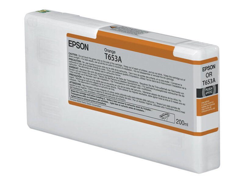 Cartouche d'encre Epson Original UltraChrome orange 200 ml (C13T653A00)