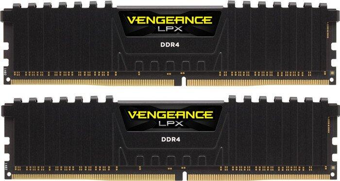 Corsair Vengeance LPX noir DIMM Kit 16 Go, DDR4-2666, CL16-18-18-35