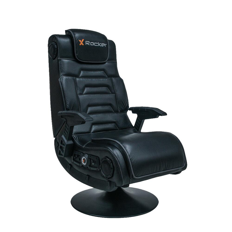 Fauteuil gaming X Rocker Pro 4.1 avec système audio sans fil et moteur de vibration - Noir