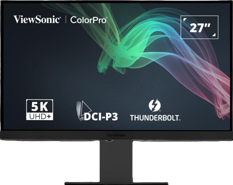 Moniteur ViewSonic VP2788-5K Thunderbolt 4 27 pouces 5120x2880, 75 Hz, 5 ms, 1x HDMI, 1x DisplayPort, USB-C, Thunderbolt